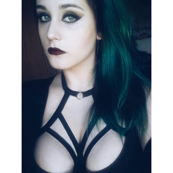 Other - Sexy Black Strappy Cage Bra Harness Bralette